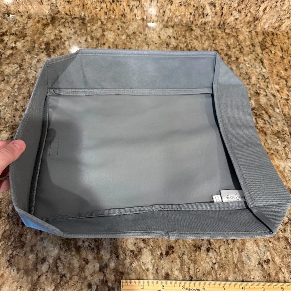 Thirty-One Your Way Rectangle Lid Replacement Gray Storage Bin Basket Cover